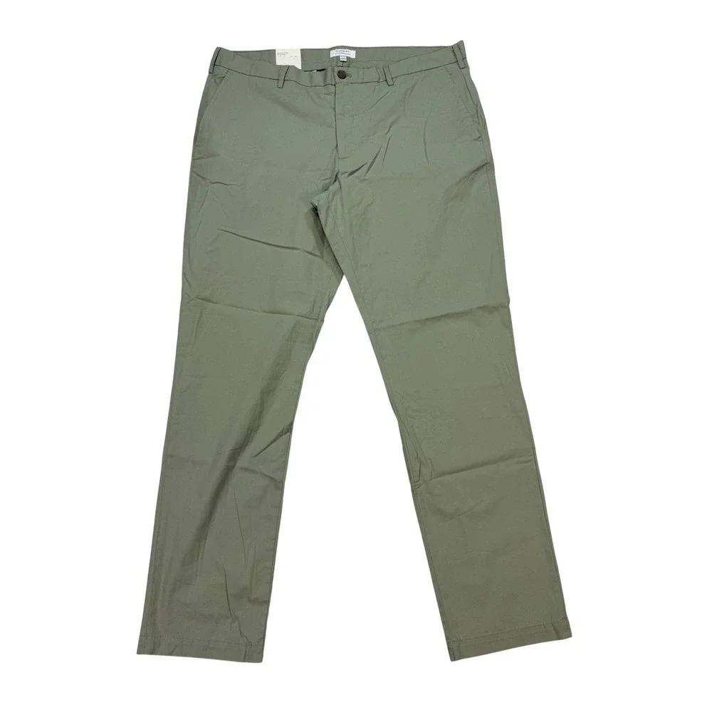 Banana Republic Chinos Mens 40x34 Green NEW Slim Summerweight Pants 690745-03-1